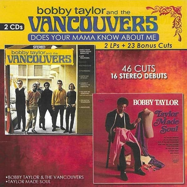 その他 Your Mama Don't Know [CD] TAYLOR,BOBBY & VANCOUVERS - DOES YOUR MAMA KNOW ABOUT ME (2CD